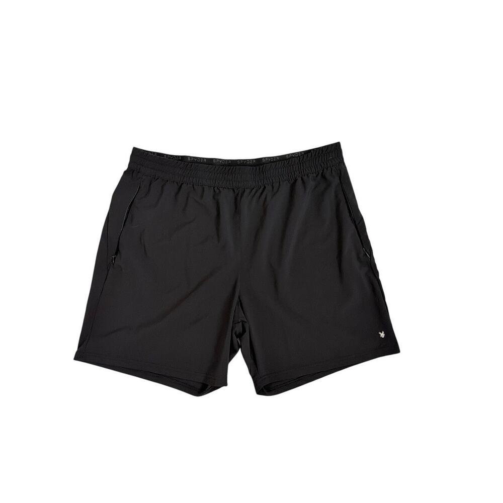 Spyder Active Black Drawstring Athletic Woven Shorts Men's XXL